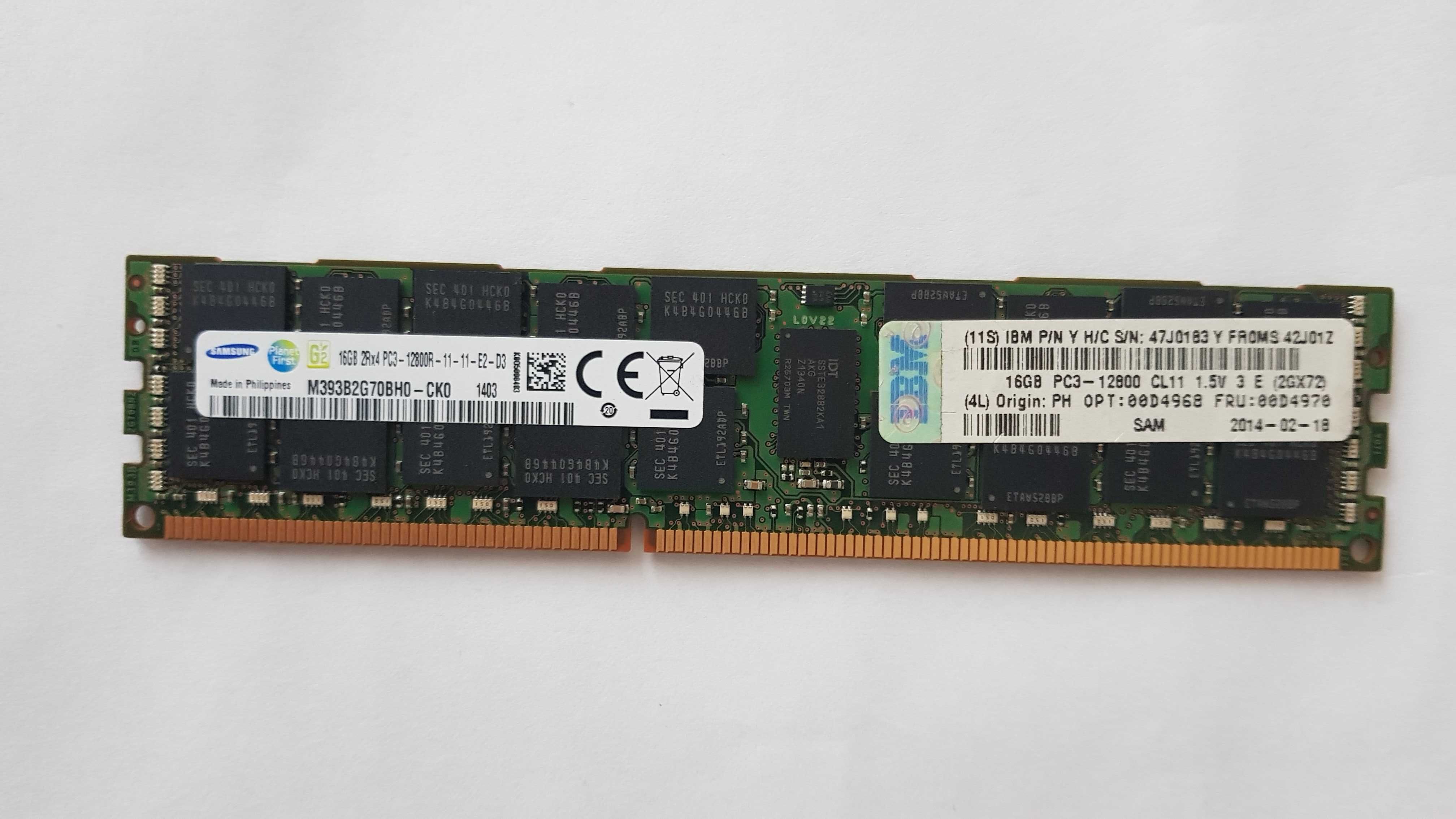 16GB DDR3 ECC RAM памет