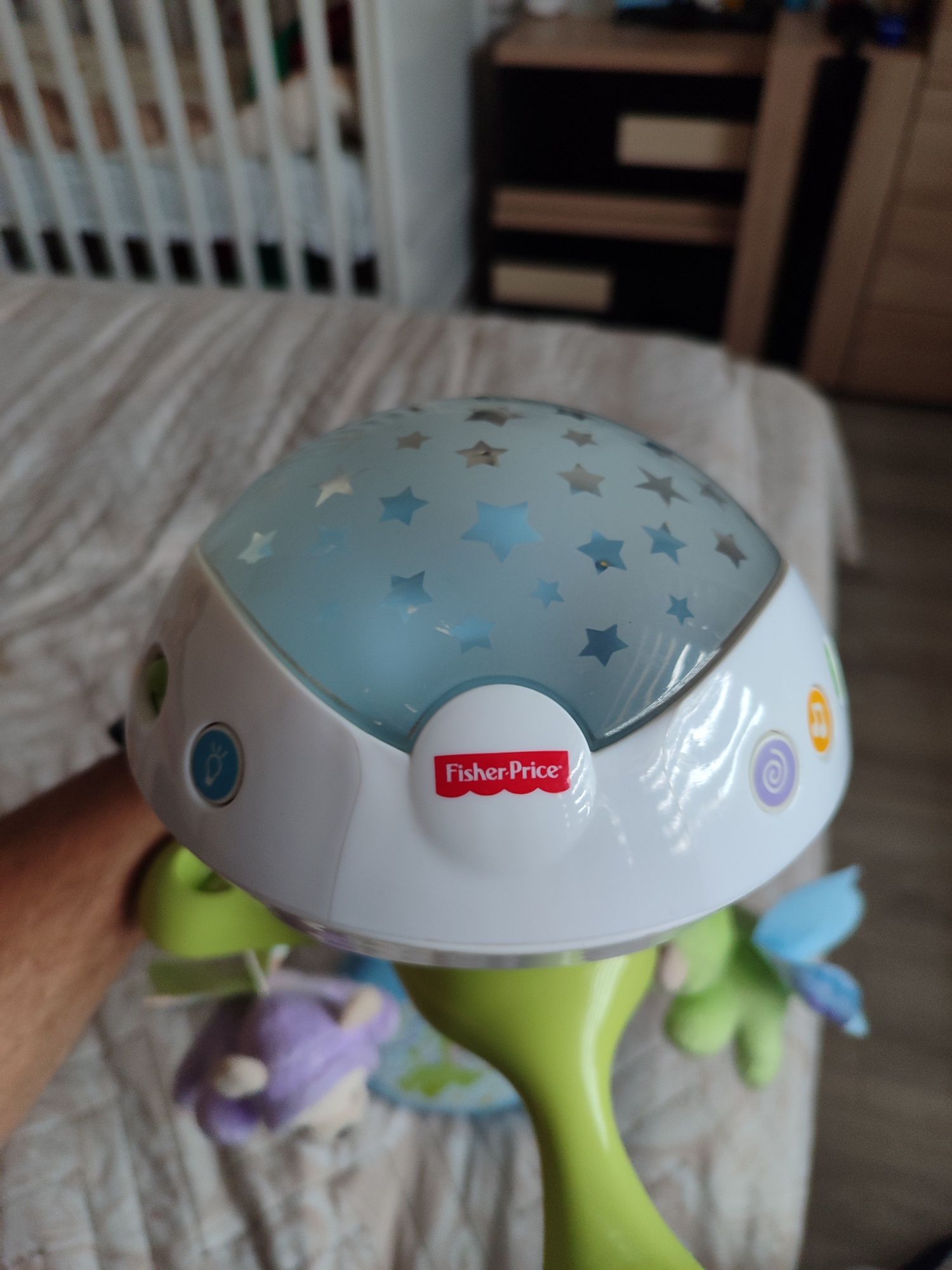 Музикална бебешка въртележка за легло Fisher Price