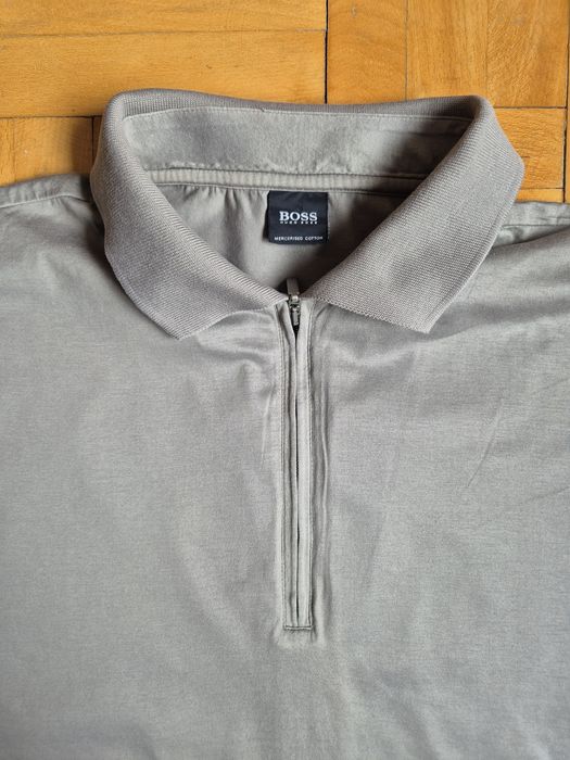 Tricou polo din bumbac mercerizat, de bărbați, Boss, mărimea L