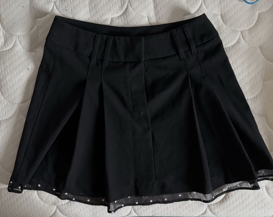 Юбка H&M черная с сеточкой