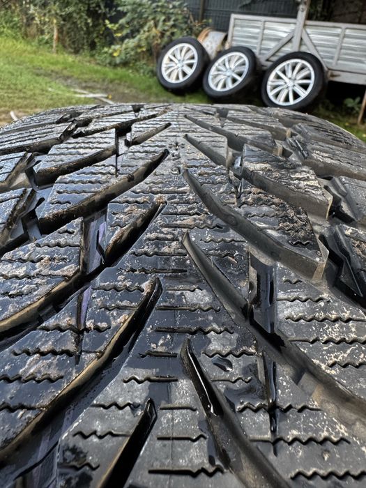 Roti iarna 235/55 R18 cu jante aluminiu 7Jx18 ET43 VW Tiguan 2017+