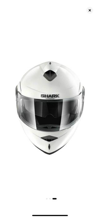 Casca Motor Shark openline prime, Alb Marimea L