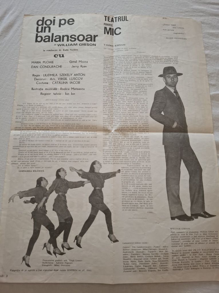 Program Teatrul Foarte Mic 1981