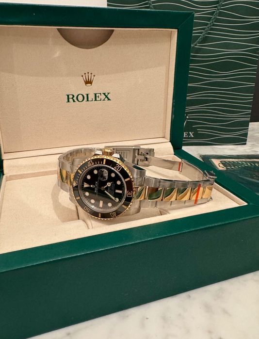 Ceas Rolex Automatic Submariner Silver-Gold Oystersteel Datejust 41MM