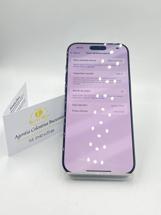 Iphone 16 pro max 256gb/100% baterie #22121