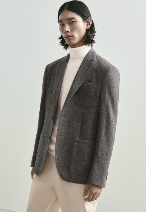 Sacou din lana Massimo Dutti