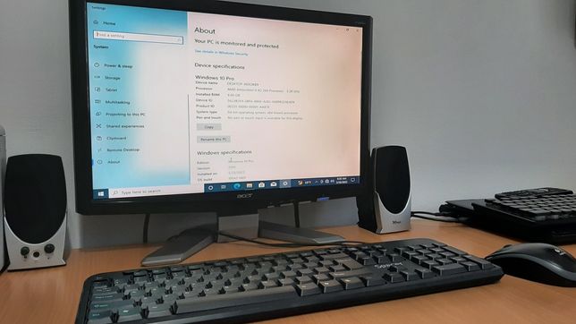 Calculator+monitor+tastatură+mouse
