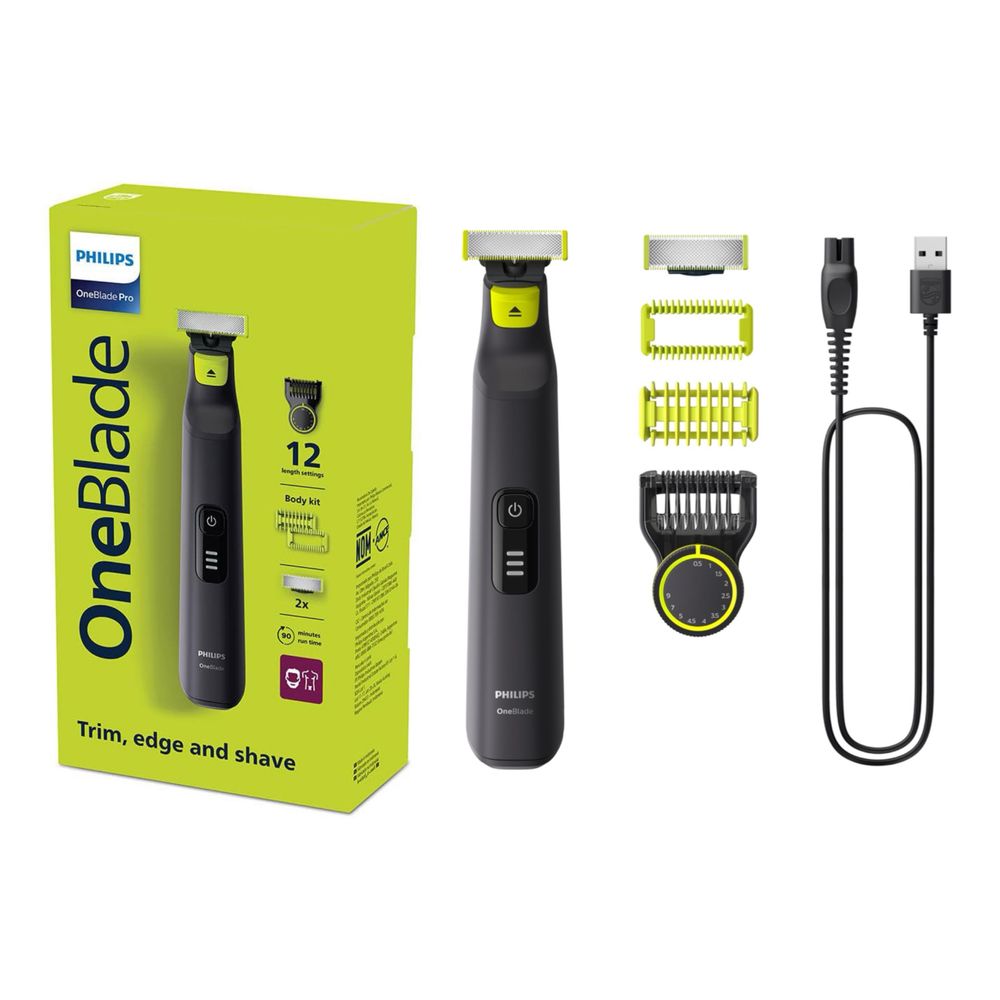 Триммер Philips OneBlade Pro QP6542/10 Триммер для Лица и Тела