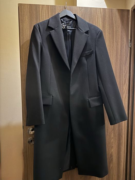 Манго дълъг блейзер-тип палто структурирано