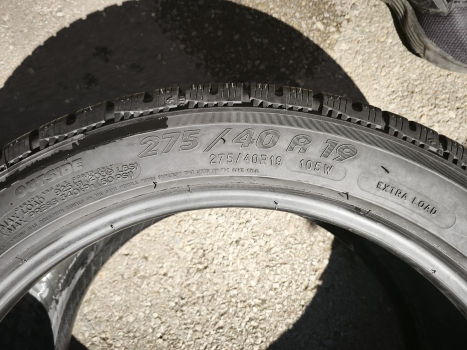275/40/19" 245/45/19" 4бр Michelin pilot alpin 4,dot18г, 6мм