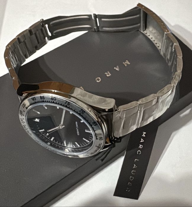 Ceas barbatesc Marc Lauder MD7-B090S – nou, elegant, bratara inox