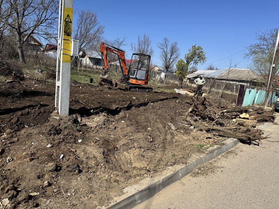 Inchirez miniexcavator si BASCULANTA