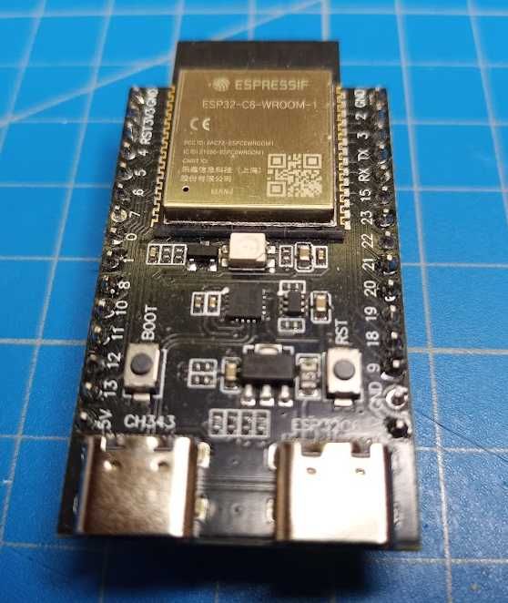 Placa Esp32-C6 WiFi+Bluetooth+Thread și Zigbee