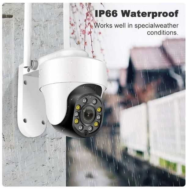 Cameră IP Tuya 5MP 5G WiFi Cameră de supraveghere video fără fir