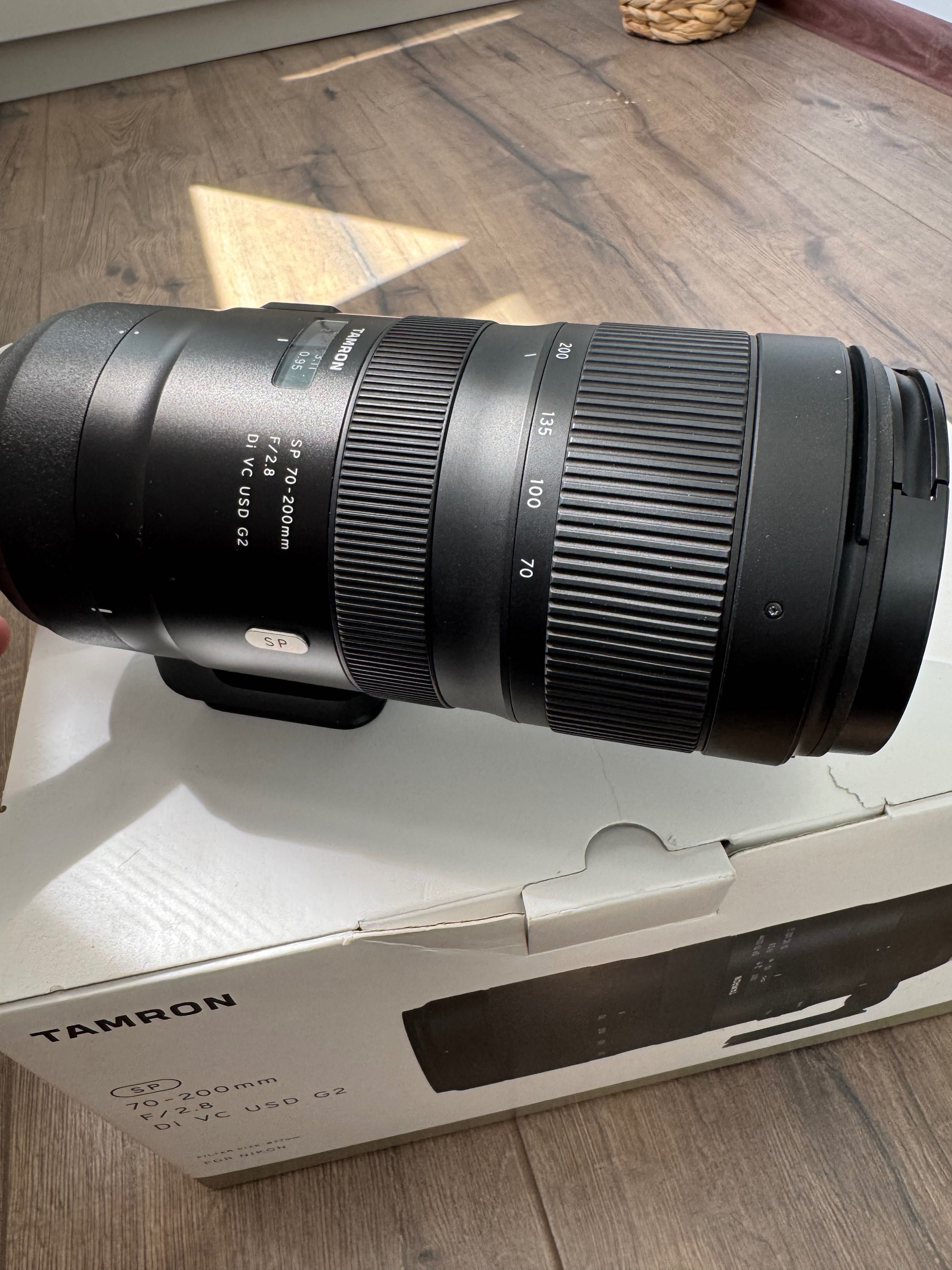Obiectiv Tamron 70-200mm Obiectiv Foto DSLR F2.8 Di G2 Montura Nikon