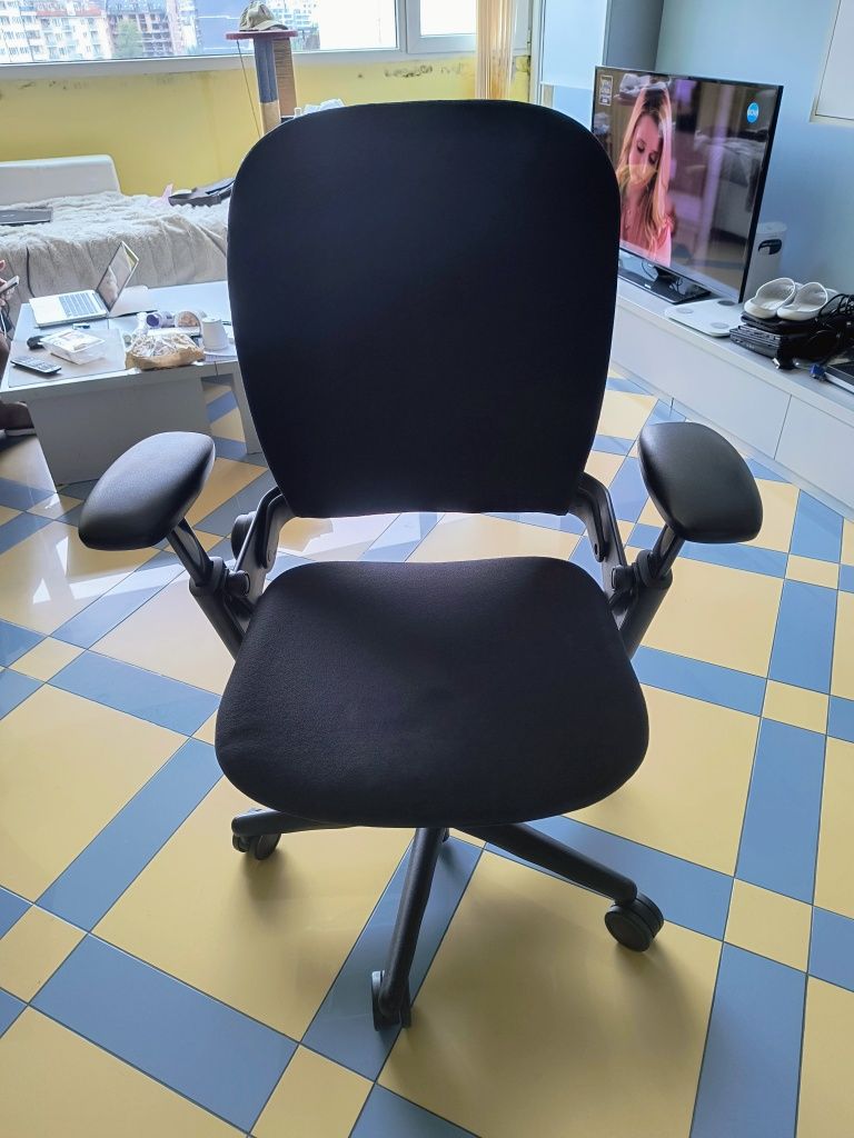 Steelcase Leap V1 Chair, Fully Loaded Black (ергономичен офис стол)