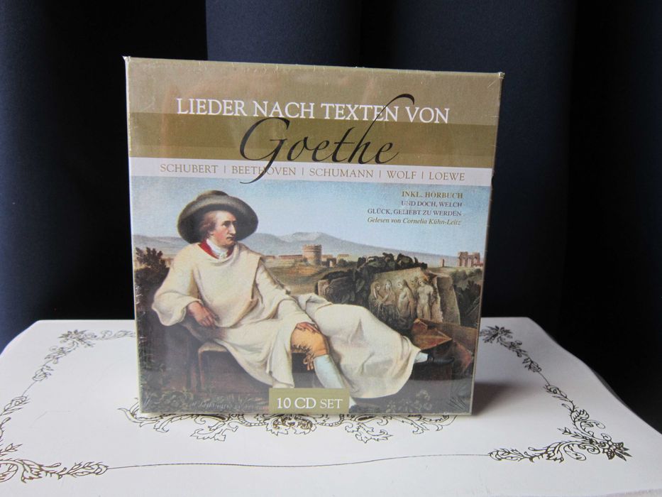 cadou rar 10xCD Beethoven, Schubert etc Cantece pe texte Goethe 2008
