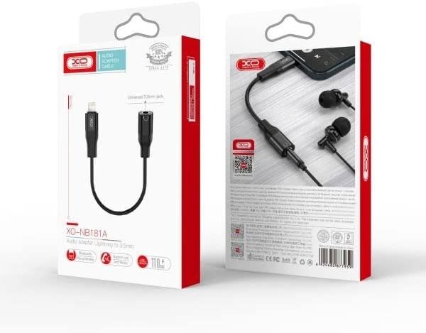 Cablu adaptor jack 3,5mm compatibil Lighting (Iphone) ERK