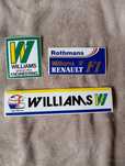 Autocolante vintage pentru curse auto din anii 1990, Williams