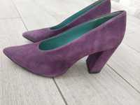 Дамски обувки от естествен велур