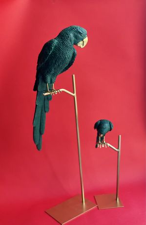Декоративный попугай статуэтка
