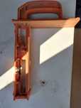 Sablon pt montare sine de corp la glisiere, MINIFIX orange