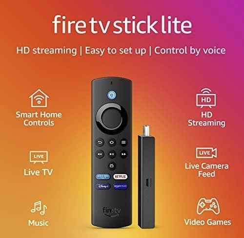 НОВО!!! Мултимедиен плеър Amazon Fire Tv Stick Lite, Full HD, Alexa
