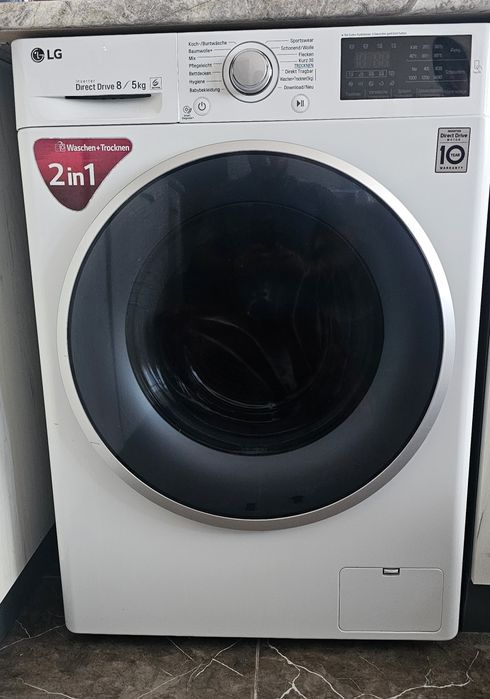LG Direct Drive 8kg/5kg пералня+сушилня