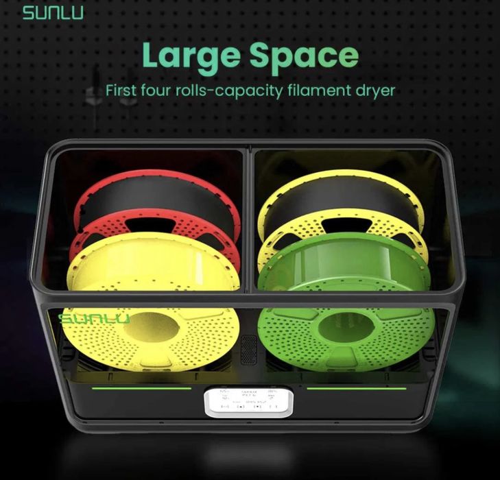 Uscator filamente 3D SUNLU de capacitate mare