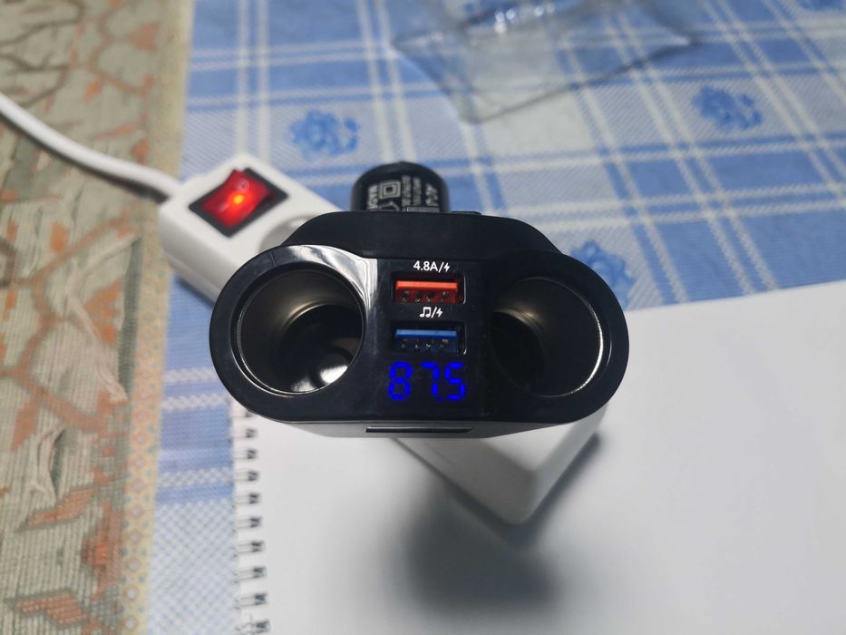 Modulator fm A9 cu bluetooth si adaptor bricheta