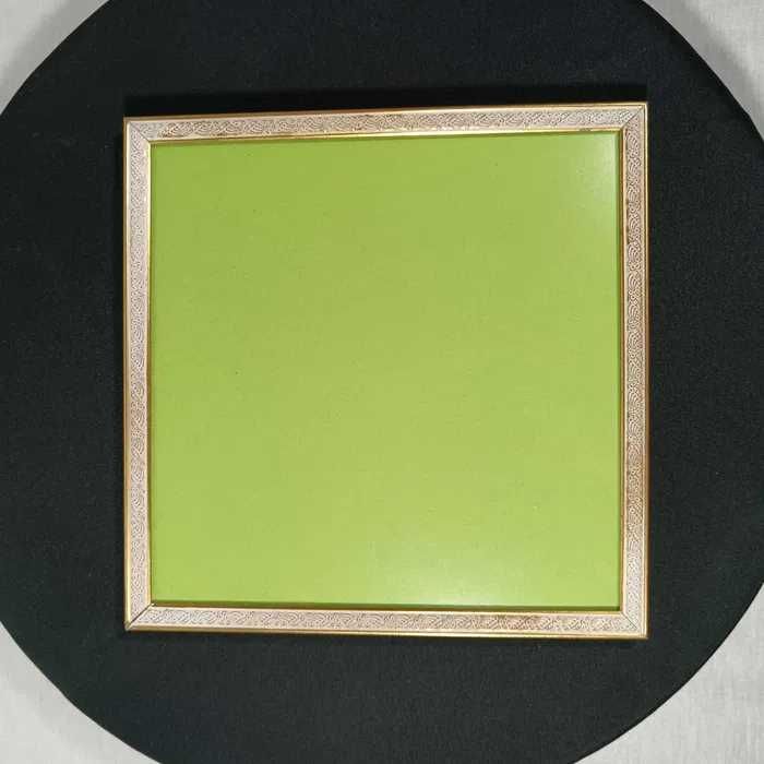 Rama foto Art Deco, alama, metaloplastie, vintage