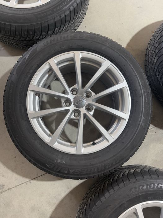 Jante aliaj r17 Audi + anvelope iarna