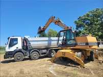 Închiriez buldoexcavator/excavator de 17t.