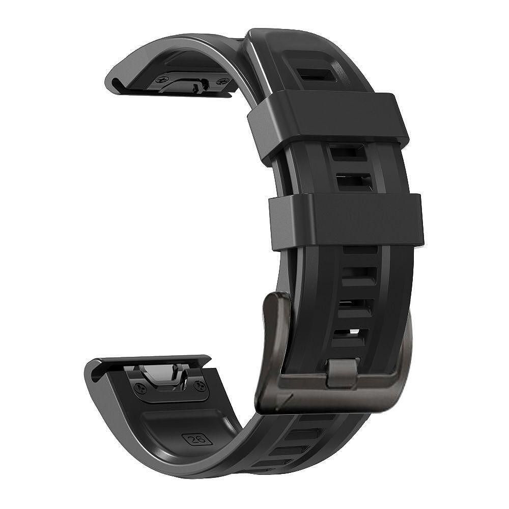 Каишка garmin fenix 3 / 5x / 3hr / 5x plus / 6x / 6x pro / 7x black