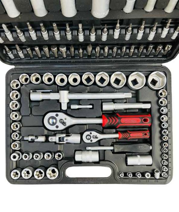 Куфар с инструменти 108 части Stahlmayer тресчокта 1/2 и 1/4