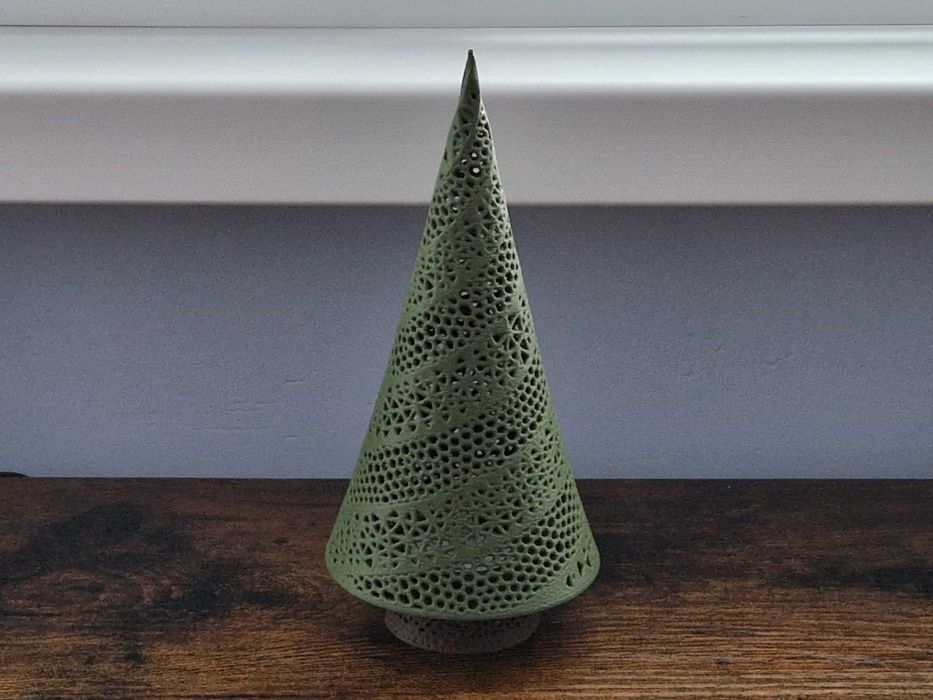 Светещи елхички, Коледна декорация, 3D принтирани с LED лампичка