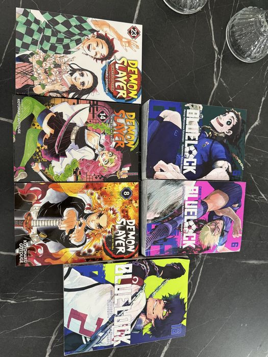 Demon slayer/ BLUELOCK манга