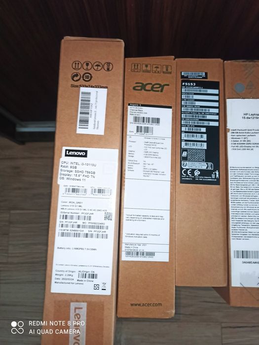 Laptop HP 15.6 inch FHD Display, Intel Pentium Gold