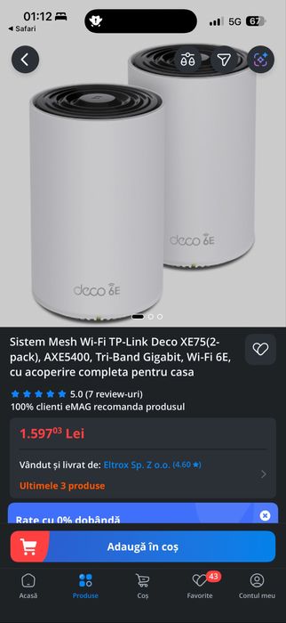 Vand TP-Link Deco Xe75