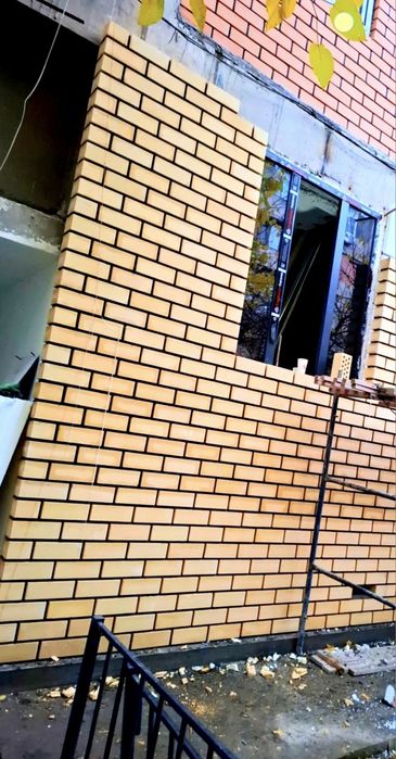 Балконга гишт терамиз кладка балкон