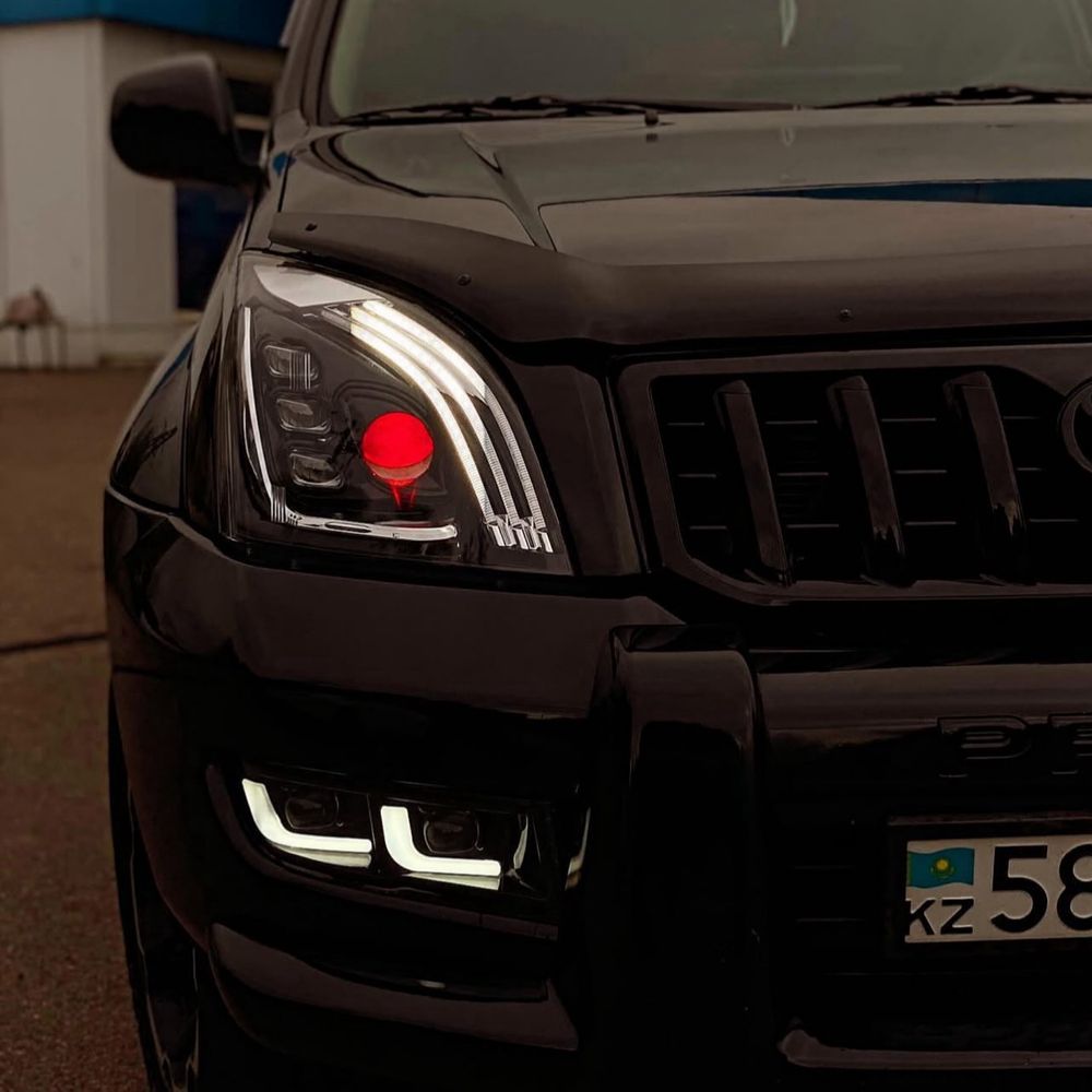 Задние Led противотуманки Prado 120
