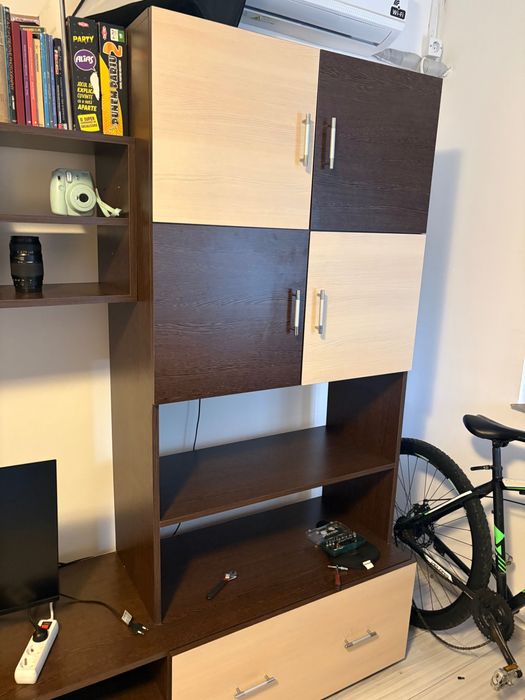 Mobila bibliotecă sufragerie