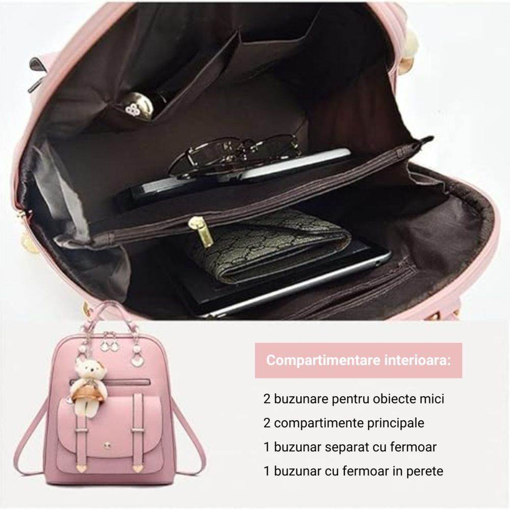 Rucsac dama,2 compartimente.