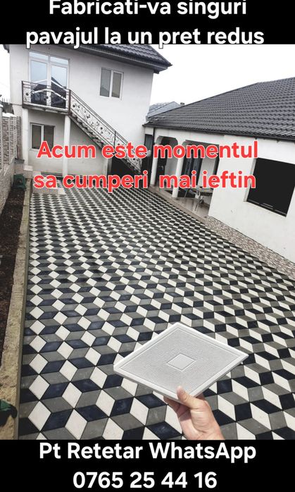 OFERTA MATRITE ROMB 3 D dale meserias constructi piese pavaj scule ale