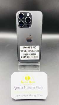 Iphone 15 Pro 128 gb 100% baterie cod produs 13479