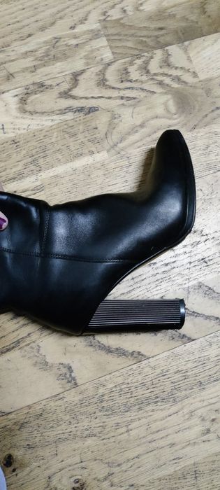 Cizme lungi din piele naturala