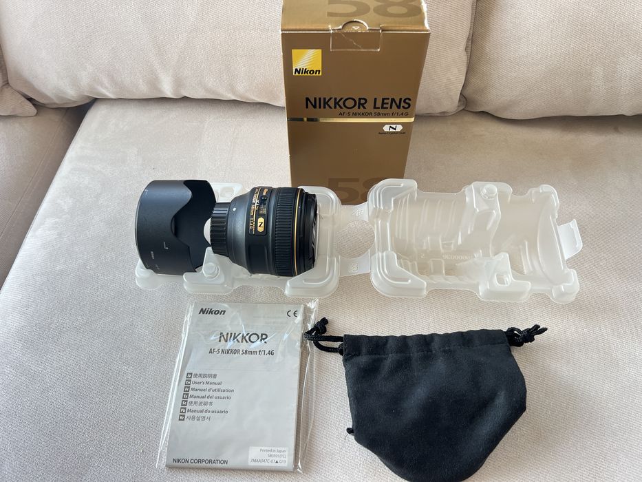 AF-S NIKKOR 58mm f/1.4G обектив DSLR Nikon FX