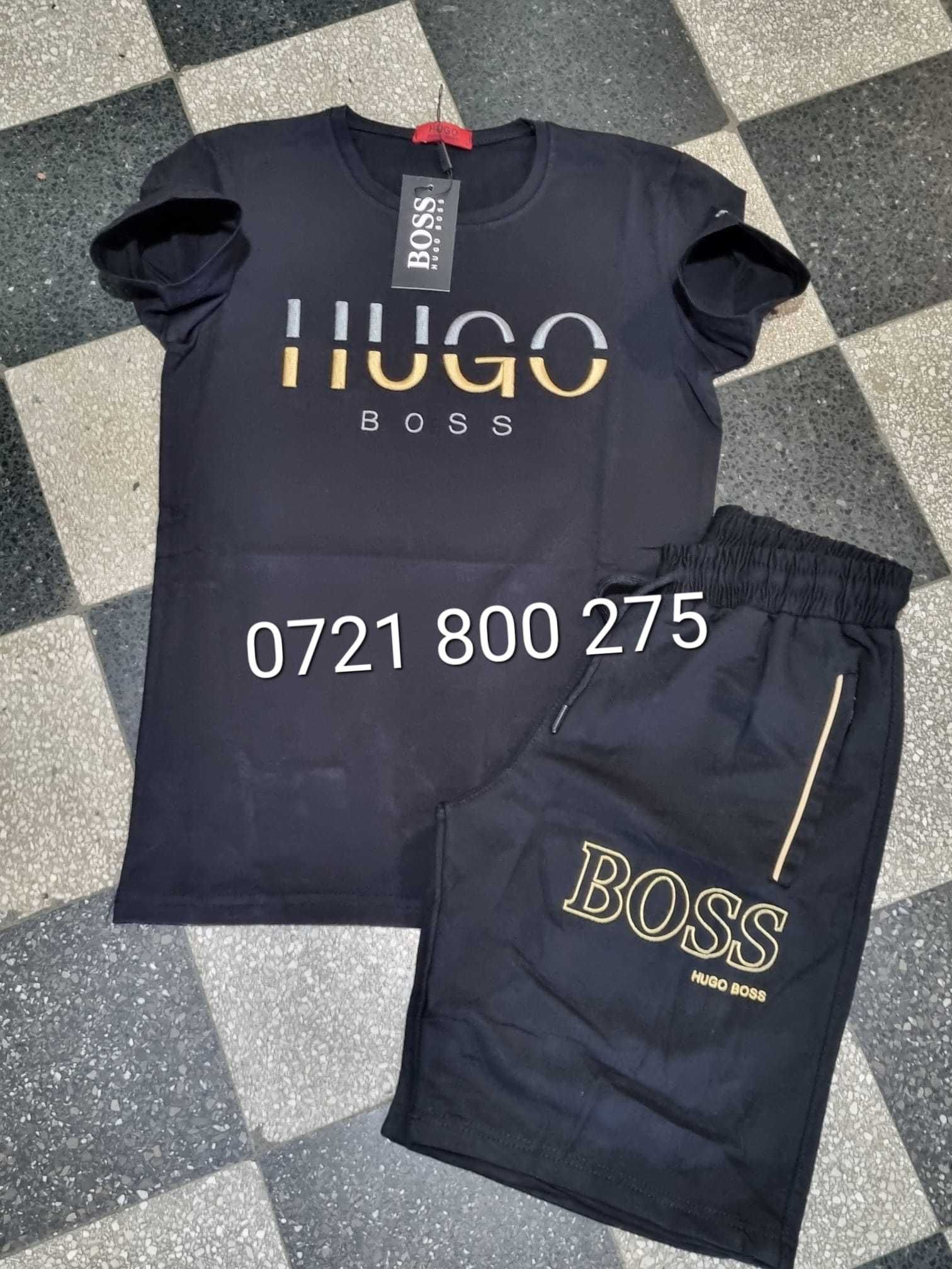 Compleu Hugo Boss barbati tricou + pantaloni scurt