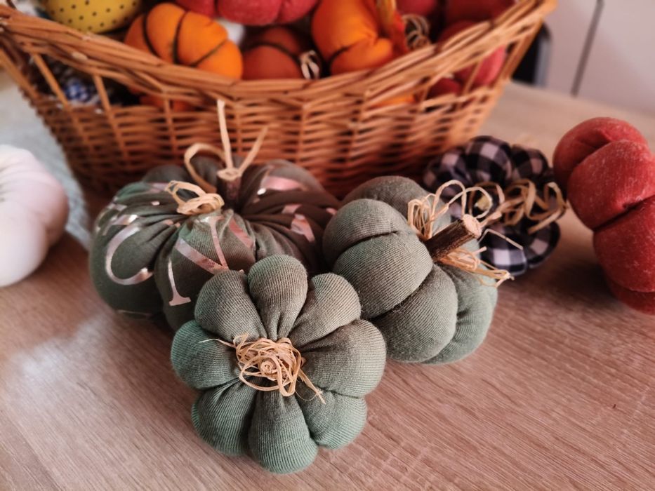 Dovleci/dovleac din textil. Halloween