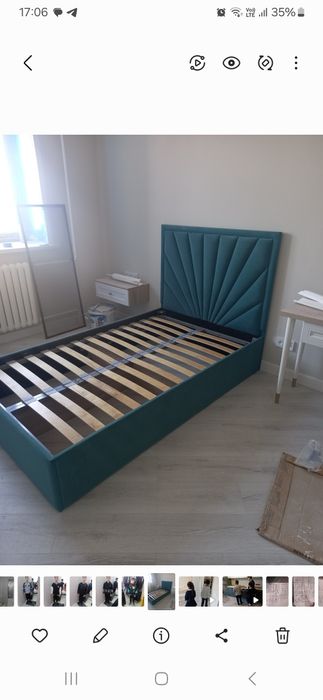 Кровать размер 120×200 в комплекте с матрасом